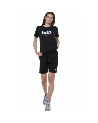 Body Action W Ess French Terry Black Γυναικείες Βερμούδες Body Action W Ess French Terry Black Γυναικείες Βερμούδες