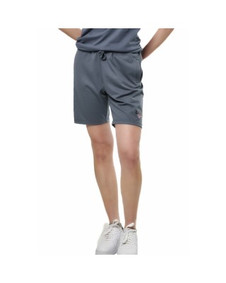 Body Action W Ess French Terry Blue Γυναικείες Βερμούδες