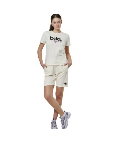 Body Action W Ess French Terry Egret Ecru Γυναικείες Βερμούδες Body Action W Ess French Terry Egret Ecru Γυναικείες Βερμούδες