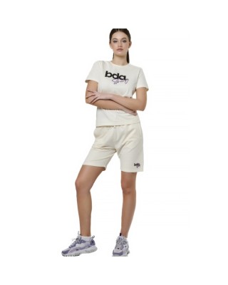 Body Action W Ess French Terry Egret Ecru Γυναικείες Βερμούδες