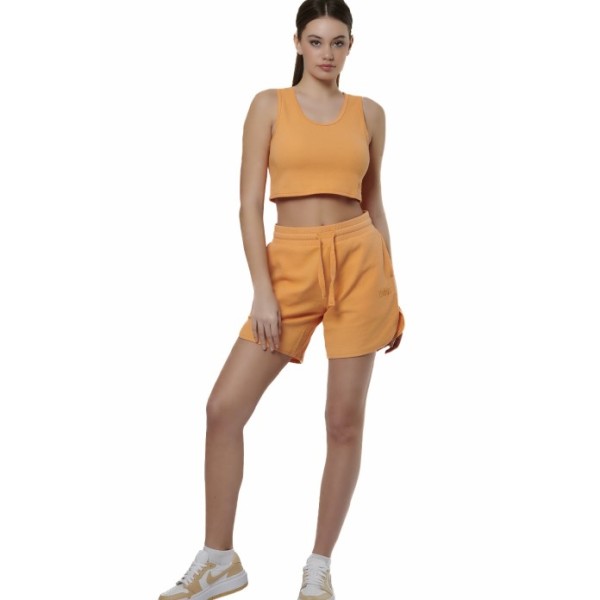 Body Action W Sports Papaya Orange Γυναικεία Σορτς 