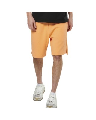 Body Action M Waffle Bermuda Papaya Orange Ανδρικές Βερμούδες 