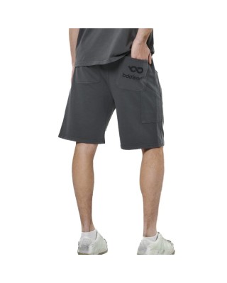 Body Action M Natural Dye Carpenter Charcoal Grey Ανδρικές Βερμούδες 