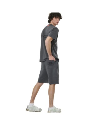 Body Action M Natural Dye Carpenter Charcoal Grey Ανδρικές Βερμούδες 