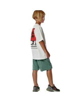 Body Action B Natural Dye Bermuda Shorts Pine Green Παιδικές Βερμούδες 