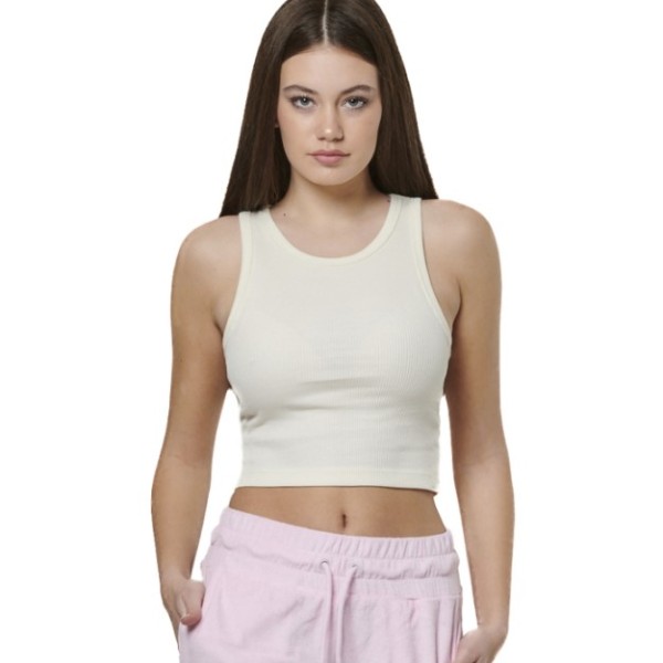 Body Action W Basic Tank Top Γυναικεία Αμάνικα