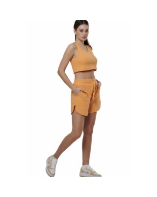 Body Action W Tank Top Γυναικεία Αμάνικα Πορτοκαλί