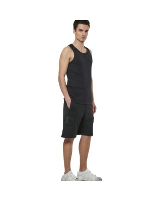 Body Action M Basic Tank Top Black Ανδρικά Αμάνικα 