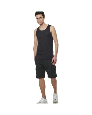 Body Action M Basic Tank Top Black Ανδρικά Αμάνικα 