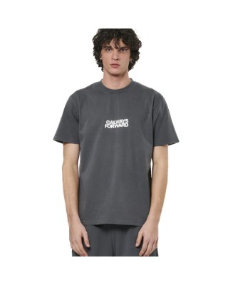 Body Action M Natural Dye Oversized Charcoal Grey Ανδρικά T-Shirt 