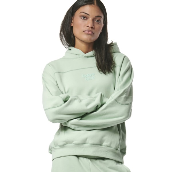 Body Action Gender Neutral Boxy Fit Hoodie Aqua Mint Unisex Μπλούζες
