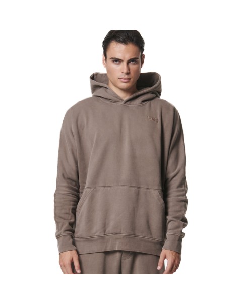 Body Action M Faded-Effect Hoodie Vintage Mocha Ανδρικές Μπλούζες Body Action M Faded-Effect Hoodie Vintage Mocha Ανδρικές Μπλούζες