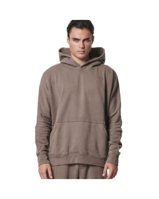 Body Action M Faded-Effect Hoodie Vintage Mocha Ανδρικές Μπλούζες Body Action M Faded-Effect Hoodie Vintage Mocha Ανδρικές Μπλούζες