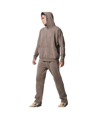 Body Action M Faded-Effect Hoodie Vintage Mocha Ανδρικές Μπλούζες Body Action M Faded-Effect Hoodie Vintage Mocha Ανδρικές Μπλούζες