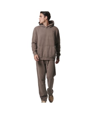Body Action M Faded-Effect Hoodie Vintage Mocha Ανδρικές Μπλούζες Body Action M Faded-Effect Hoodie Vintage Mocha Ανδρικές Μπλούζες