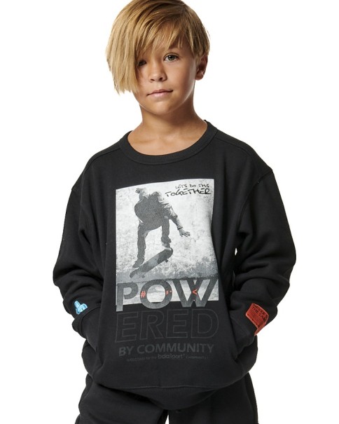 Body Action B Round Neck Sweatshirt Παιδικές Μπλούζες 