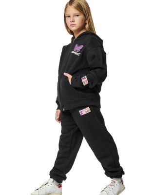 Body Action G Long Sleeve Full Zip Hoodie Παιδικές Ζακέτες 