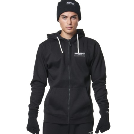 Body Action M Full Zip Function Hoodie Black Ανδρικές Ζακέτες