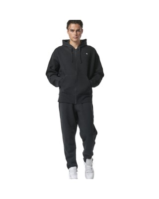 Body Action M Fleece Zip-Up Hoodie Black Ανδρικές Ζακέτες Body Action M Fleece Zip-Up Hoodie Black Ανδρικές Ζακέτες