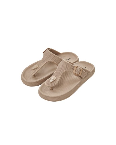 Body Action W Sea Sandals Tan Beige Γυναικείες Παντόφλες 