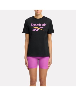 Reebok Identity Big Logo Tee Γυναικείο T-Shirt Μαύρο