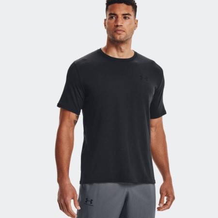 Under Armour Sportstyle Lc Ss Ανδρικά T-Shirt Μαύρο