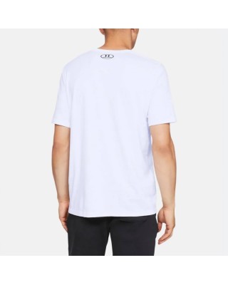 Under Armour Sportstyle Lc Ss Ανδρικά T-Shirt Λευκό