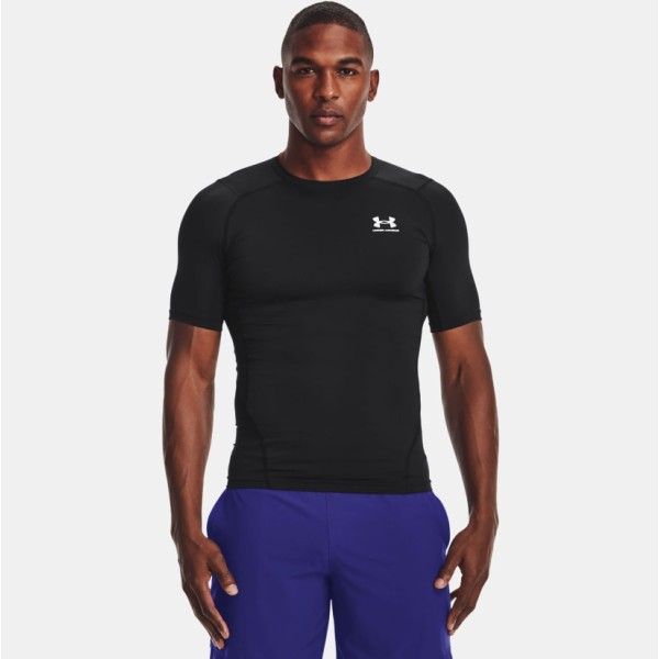 Under Armour Hg Comp Ss Ανδρικό Ισοθερμικό Μαύρο