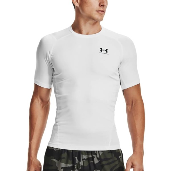 Under Armour Hg Comp Ss Ανδρικό Ισοθερμικό Λευκό