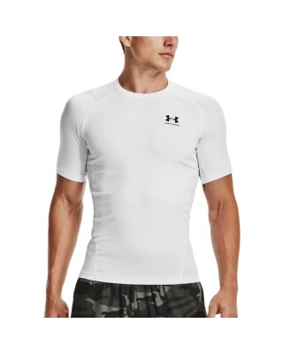 Under Armour Hg Comp Ss Ανδρικό Ισοθερμικό Λευκό