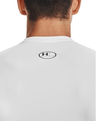Under Armour Hg Comp Ss Ανδρικό Ισοθερμικό Λευκό