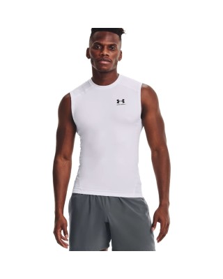 Under Armour Hg Comp Sl Ανδρικά Αμάνικα Λευκό