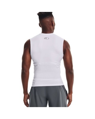 Under Armour Hg Comp Sl Ανδρικά Αμάνικα Λευκό