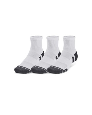 Under Armour Performance Tech 3Pk Qtr Unisex Κάλτσες Λευκό
