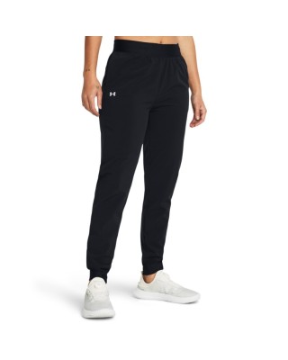 Under Armour High Rise Wvn Pnt Γυναικείο Παντελόνι Μαύρο