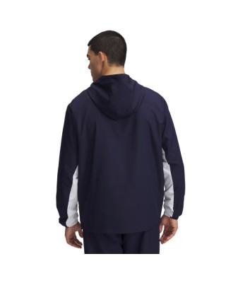 Under Armour Rival Wvn Windbreaker Αντιανεμικό Ανδρικό Μπουφάν Μαύρο