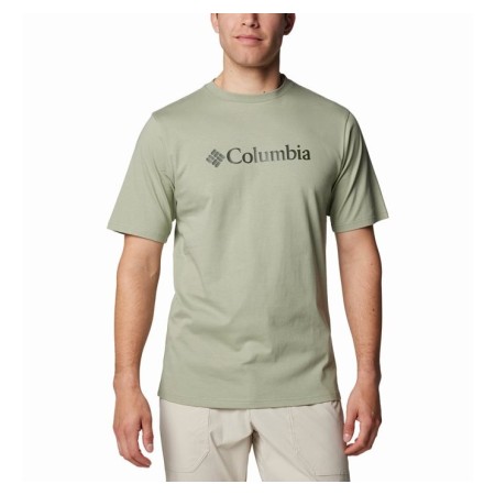 Columbia CSC Basic Logo™ Short Sleeve Safari Green Ανδρικά T-Shirt