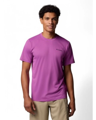Columbia Hike™ Short Sleeve Violetti Ανδρικά T-Shirt
