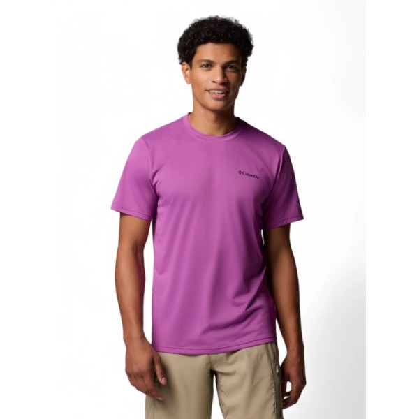 Columbia Hike™ Short Sleeve Violetti Ανδρικά T-Shirt