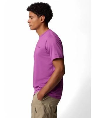 Columbia Hike™ Short Sleeve Violetti Ανδρικά T-Shirt