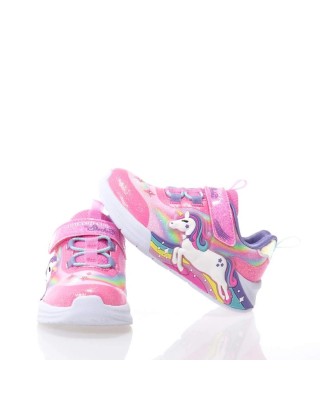 Skechers Unicorn Chaser Βρεφικά Παπούτσια Με Φωτάκια