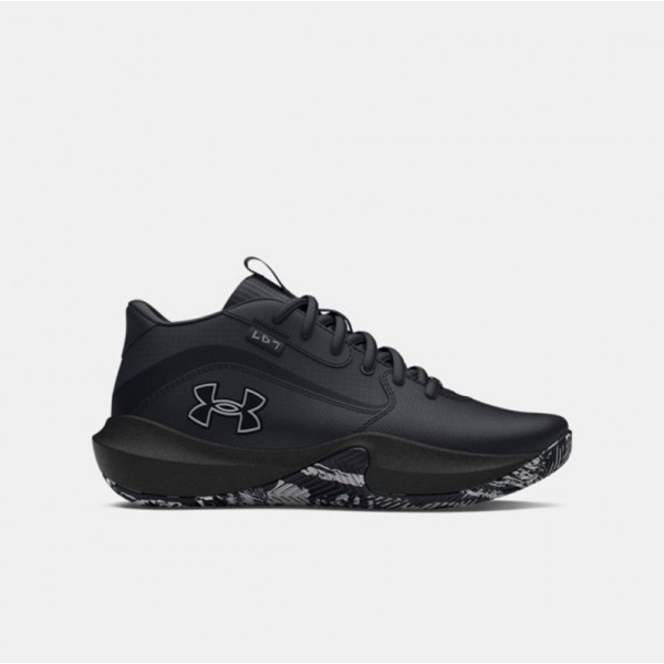 Under Armour Gs Lockdown 7 Unisex Παπούτσια Μπάσκετ Μαύρο