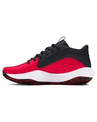 Under Armour Gs Lockdown 7 Unisex Παπούτσια Μπάσκετ Κόκκινο
