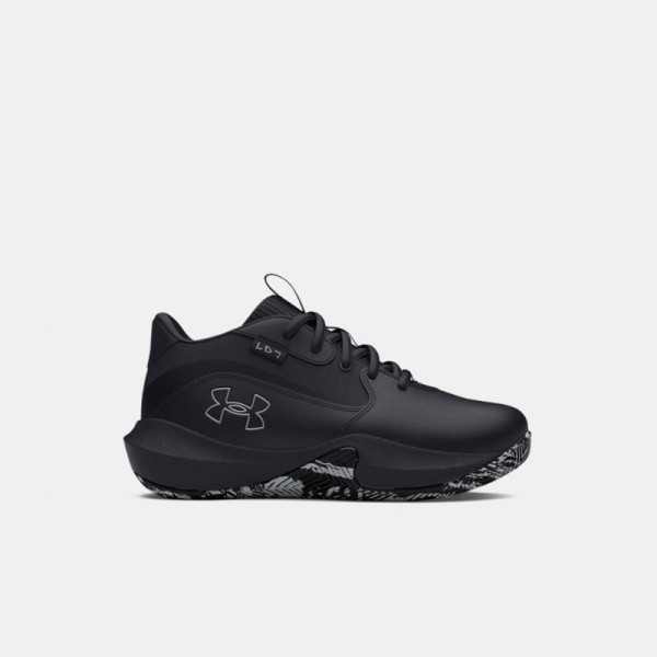 Under Armour Ps Lockdown 7 Unisex Παπούτσι Μπάσκετ Μαύρο