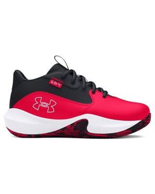 Under Armour Ps Lockdown 7 Unisex Παπούτσια Μπάσκετ Κόκκινο
