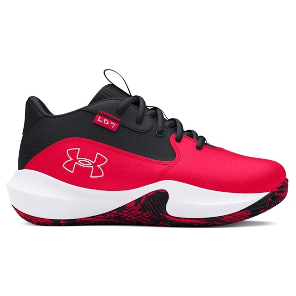 Under Armour Ps Lockdown 7 Unisex Παπούτσια Μπάσκετ Κόκκινο