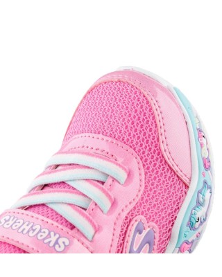 Skechers Fun Squad Ροζ Βρεφικά Παπούτσια