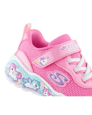 Skechers Fun Squad Ροζ Βρεφικά Παπούτσια