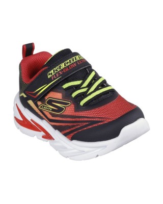 Skechers Lighted Gore & Strap Sneaker Βρεφικά Παπούτσια Με Φωτάκια