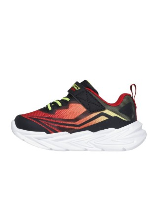Skechers Lighted Gore & Strap Sneaker Βρεφικά Παπούτσια Με Φωτάκια